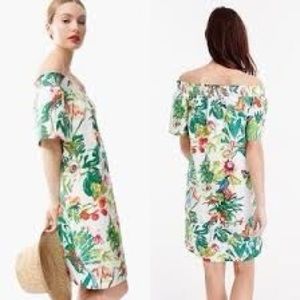J Crew size 2 tropical print dress